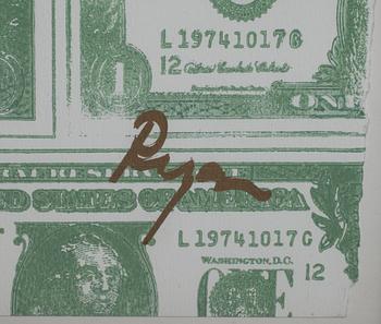 RICHARD RYAN, monoprint, signerad.