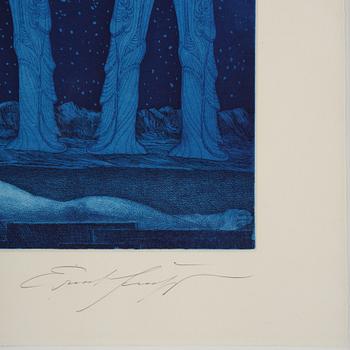 Ernst Fuchs, Untitled from: "Hommage aux Prix Nobel" (The Nobel Prize Portfolio).