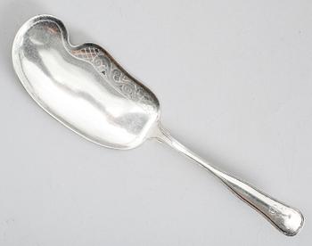 TÅRTSPADE, silver, Prahl Danmark, 1957. Vikt ca 159 gram.