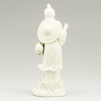 FIGURIN, porslin, blanc de chine, Kina, 1900-tal.