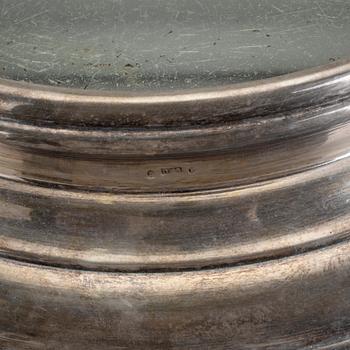 BORDSPLATEAU, nysilver, Danmark, 1800/1900-tal.