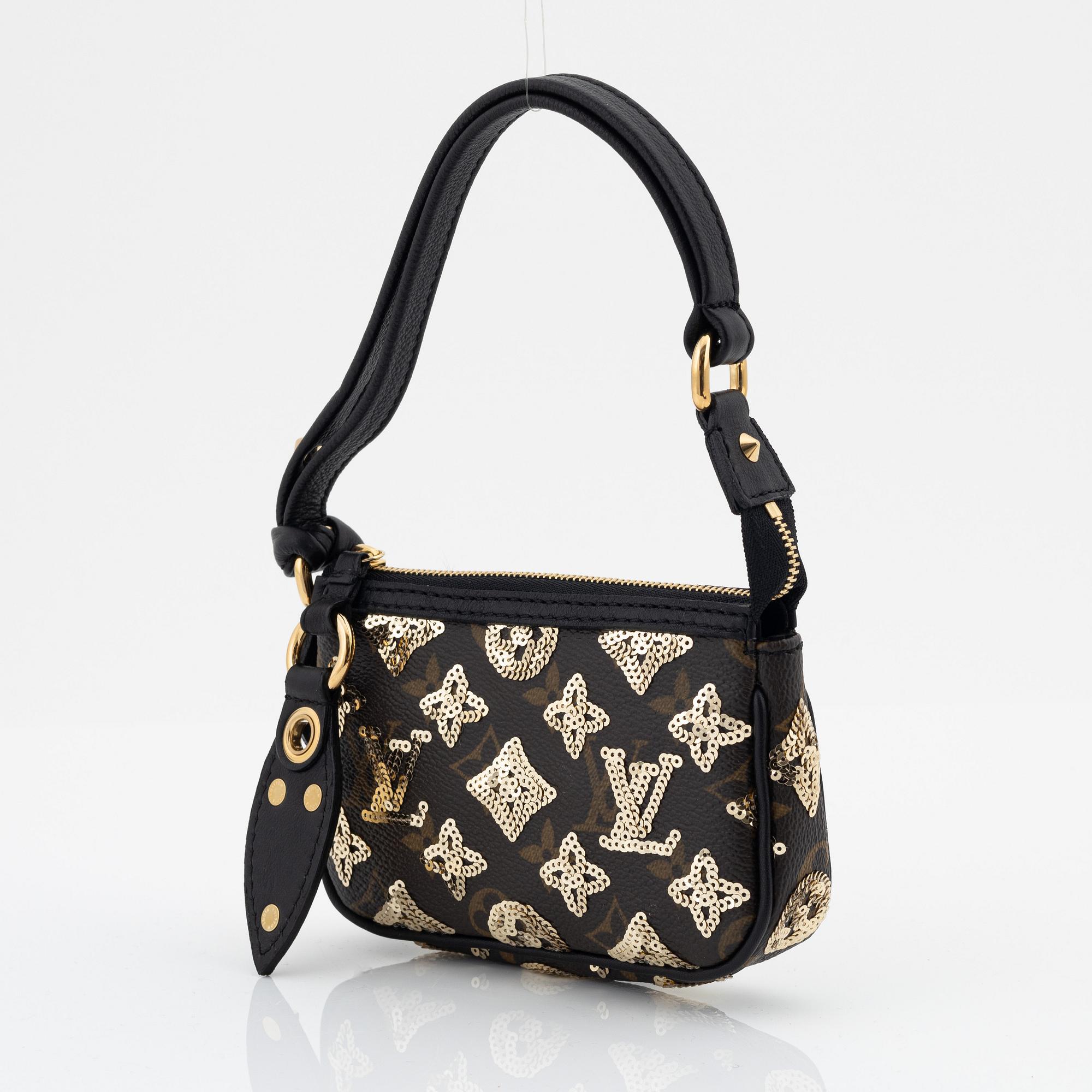 Louis Vuitton, väska, "Monogram Sequins Eclipse Mini Pochette", 2009.