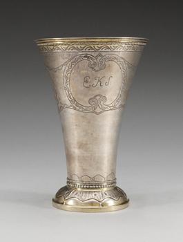 244. BÄGARE, silver. Erik Lemon, Uppsala 1797.
