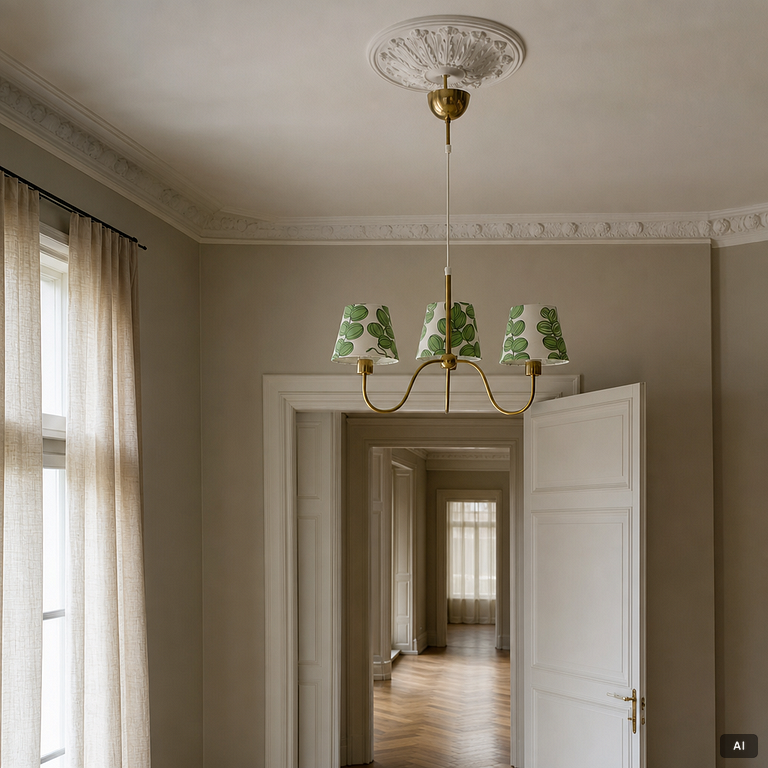 Josef Frank, a model 2444 ceiling lamp,  Svenskt Tenn.