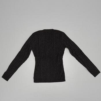 Three pair of cashmere sweaters by Ralph lauren.