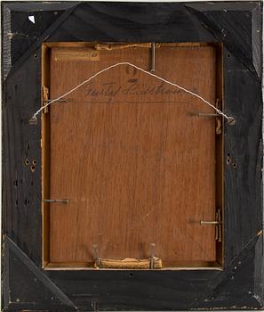 CHRISTINE SUNDBERG, Oil on panel, a pair, signed and dated 1883.