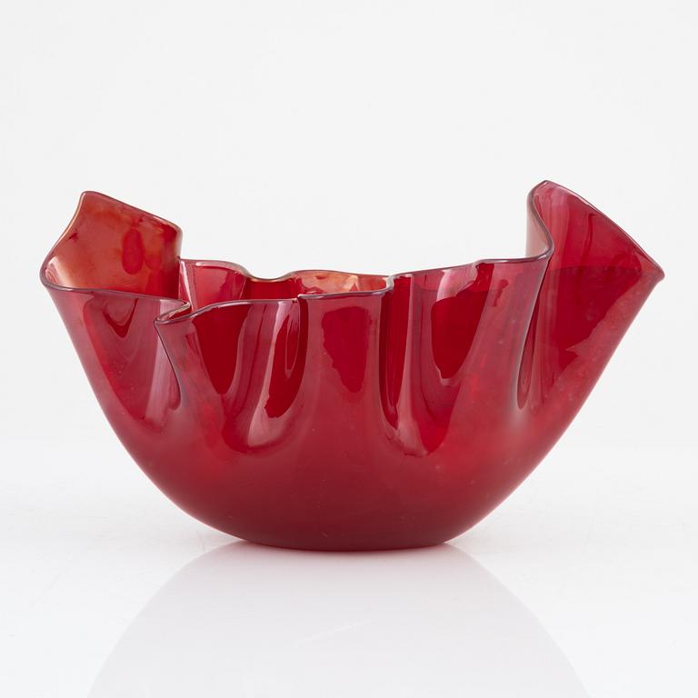 Fulvio Bianconi, a glass bowl, Venini Murano, Italy.