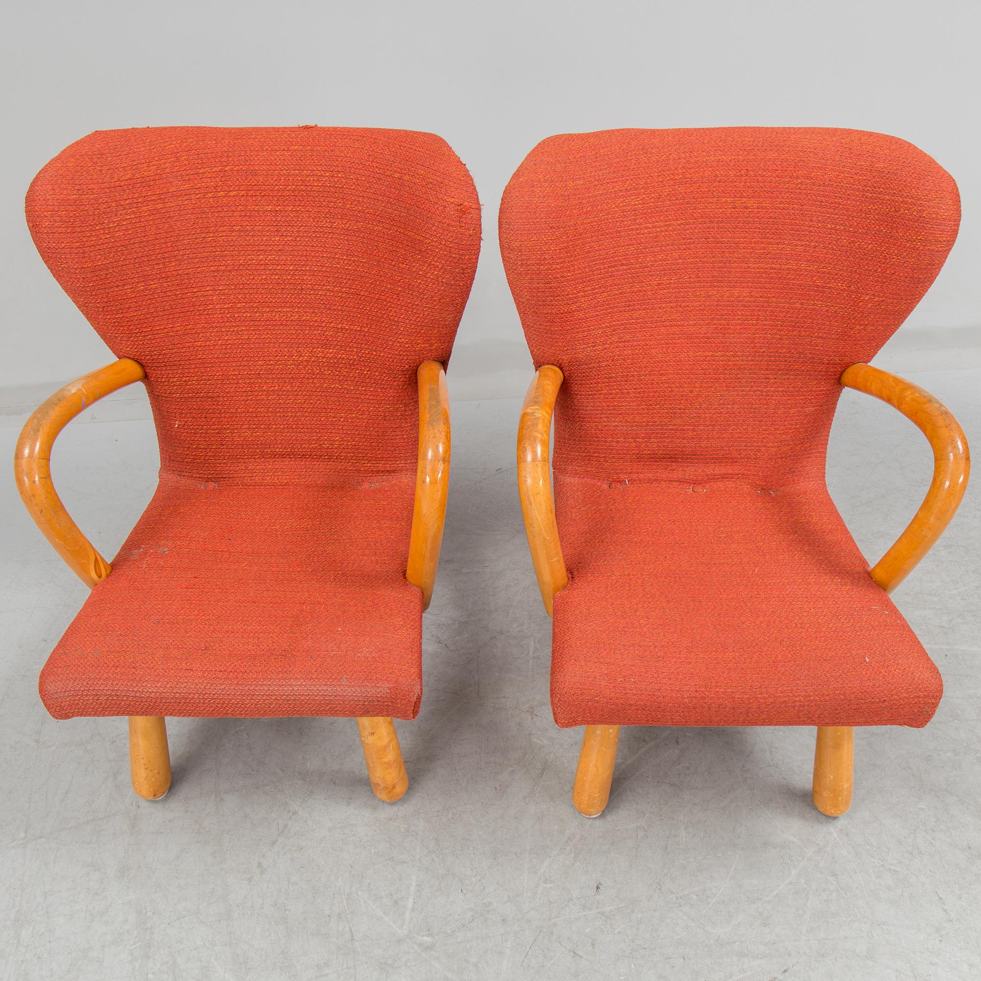 A pair of "Åke" easy chairs by IKEA.