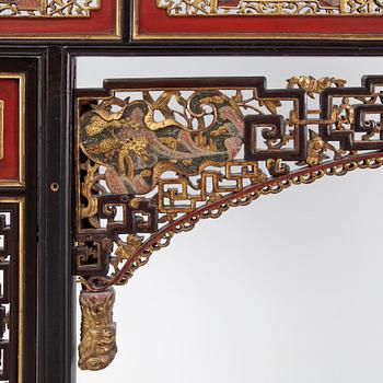 Headboard, China, 19th/20th century.