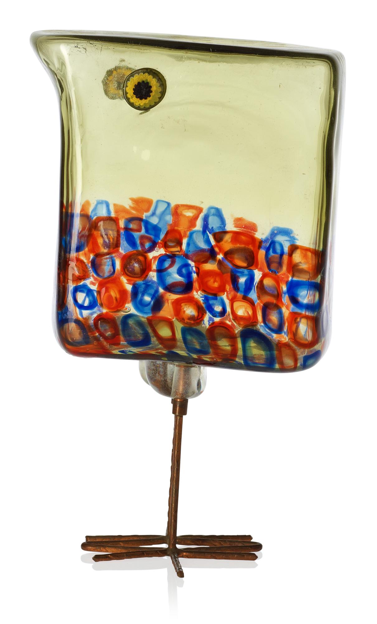 ALESSANDRO PIANON, fågel, "Pulcino", Vistosi, Italien 1960-tal, modell S 191.