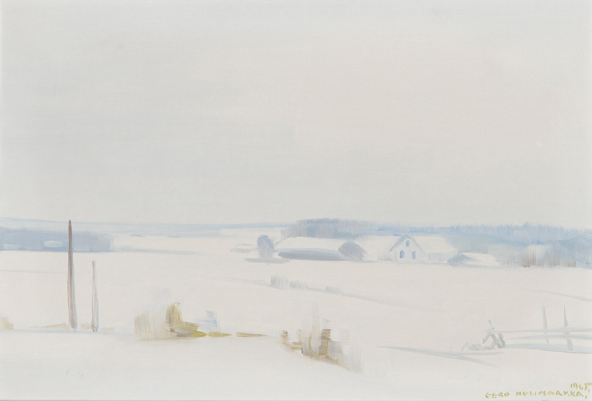 Eero Nelimarkka, Vinter på slätten.