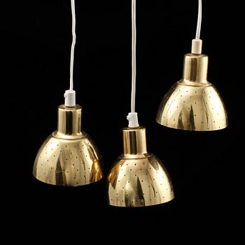 FÖNSTERLAMPOR, 3 st snarlika, Hans-Agne Jakobsson, Markaryd, 1900-talets andra hälft.