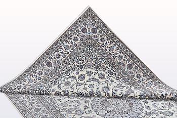 A carpet, Nain, part silk , so called 6 LAA, ca 316 x 207 cm.