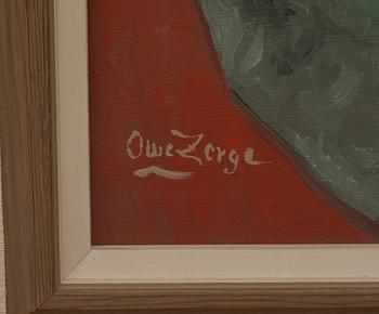 OWE ZERGE,olja på duk. Signerad.