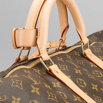 A 'Keepall 60' monogram canvas bag.