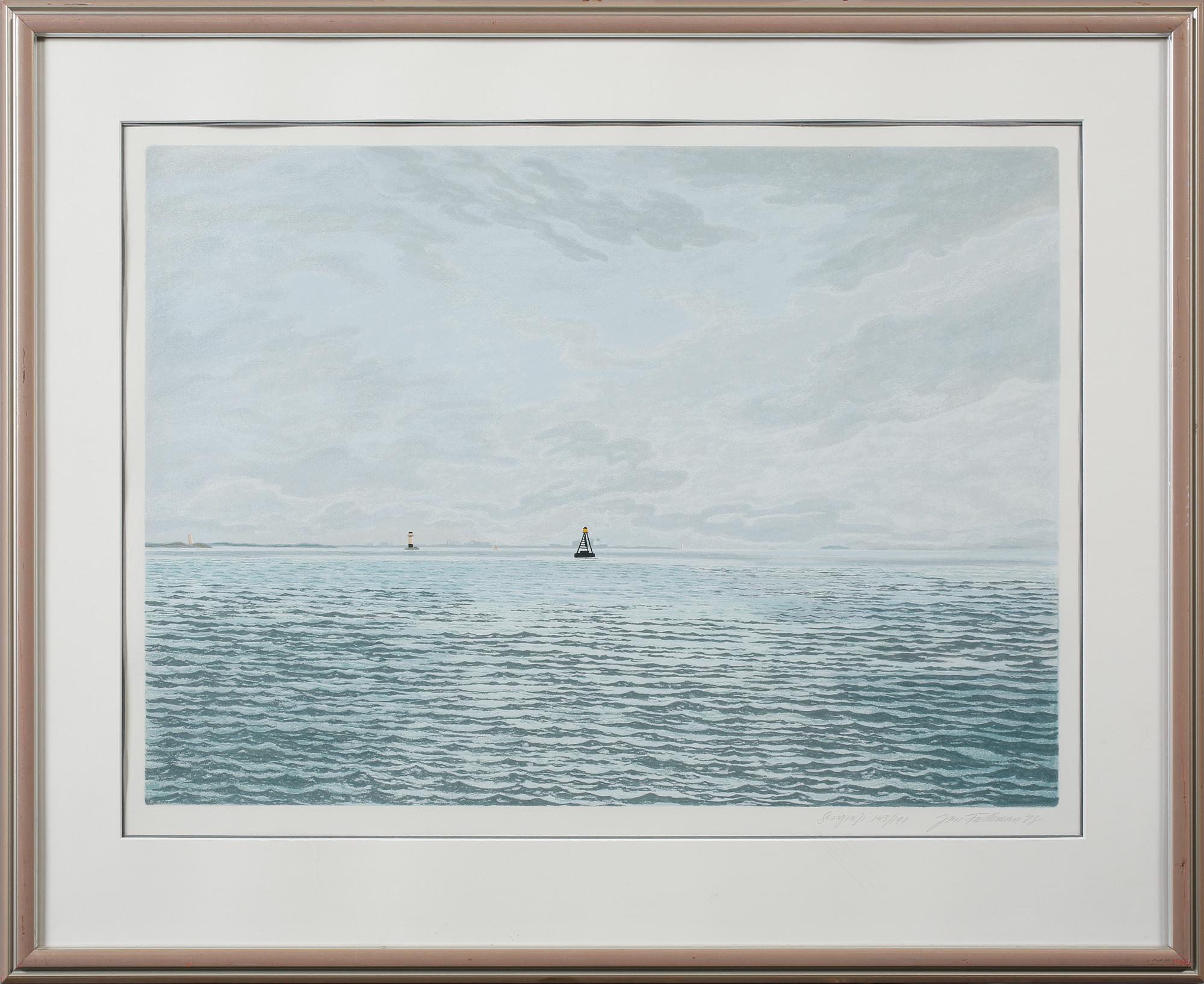 JAN FALKMAN, serigrafi, signerad, numrerad 143/190 och daterad -78.