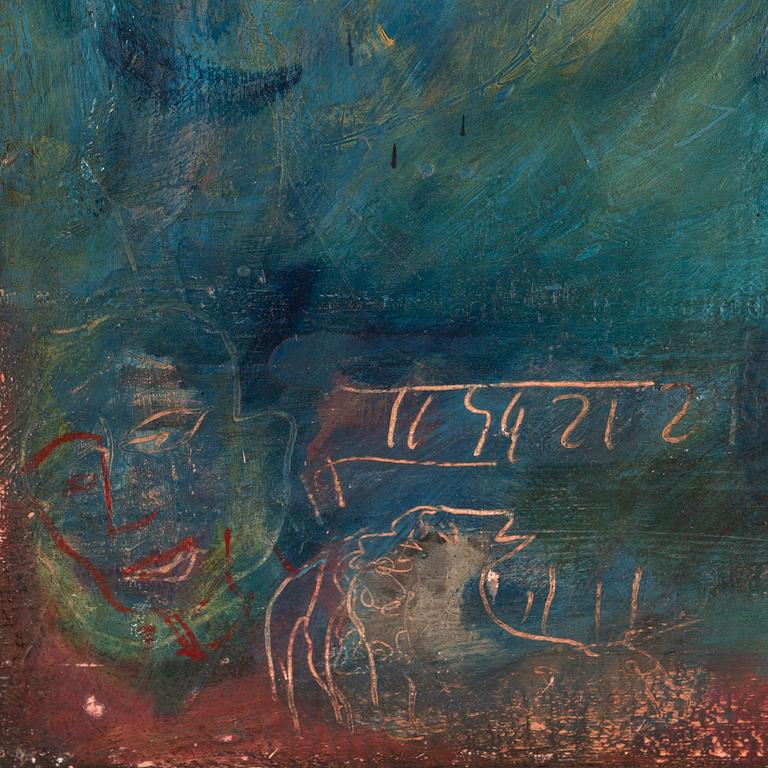 PETER APELGREN, olja på duk, ej signerad.