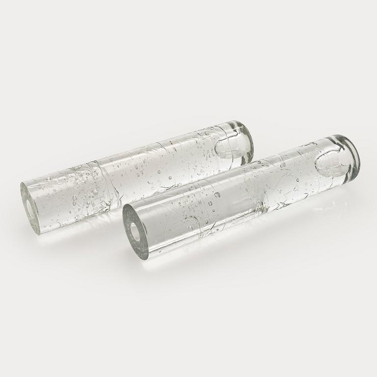 Timo Sarpaneva, kynttilänjalkapari, "Arkipelago"-sarja, Iittala.