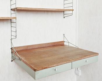 VÄGGHYLLESYSTEM, Sverige, omkring 1960.
