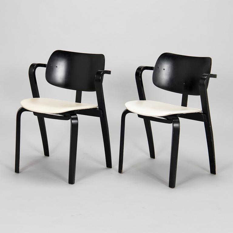 Ilmari Tapiovaara, a set of six 1960s 'Aslak' armchairs for Asko, Finland.