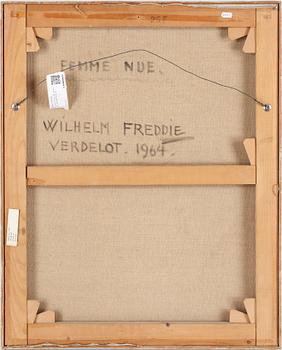 WILHELM FREDDIE, olja på duk, signerad, 1964.