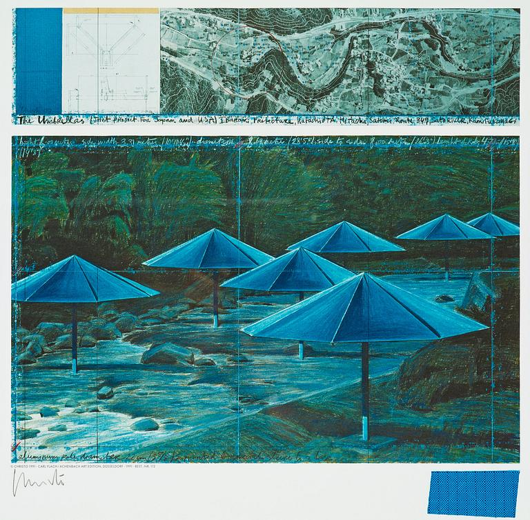 Christo & Jeanne-Claude, "The Umbrellas (Joint project for Japan and USA)".