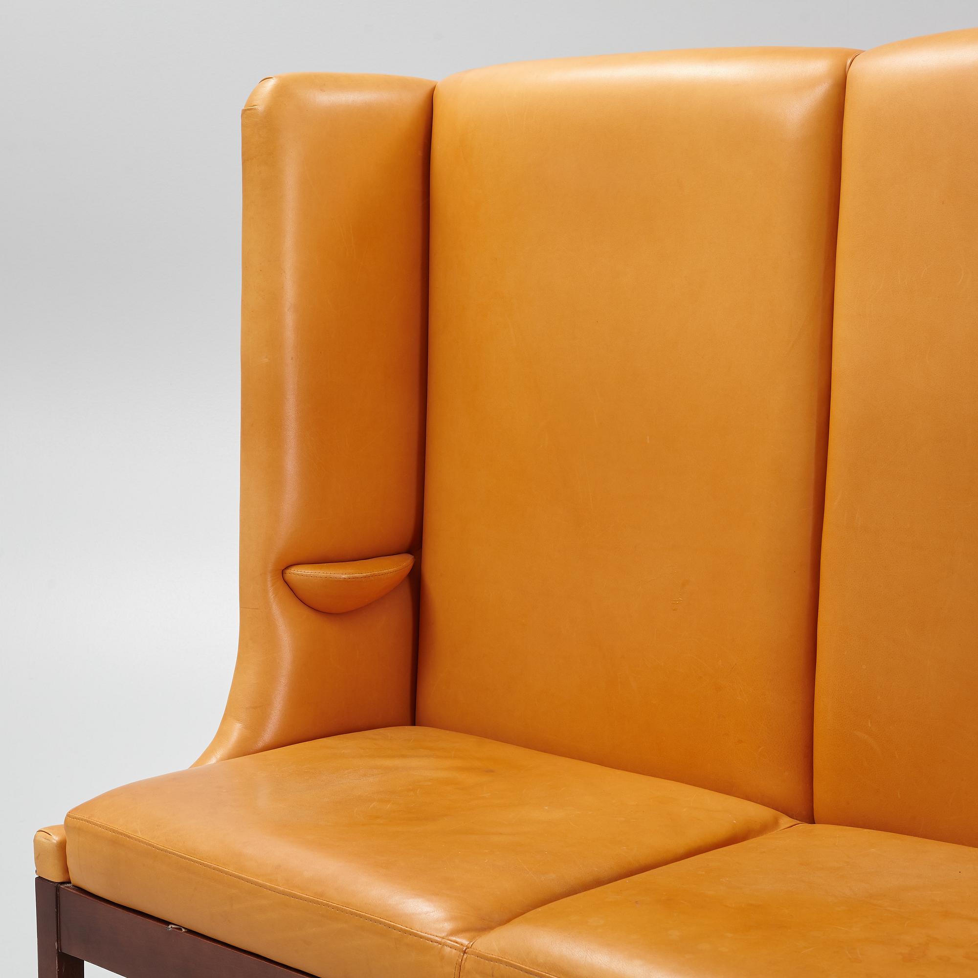 A leather sofa, Donan, Spain, 21st century.