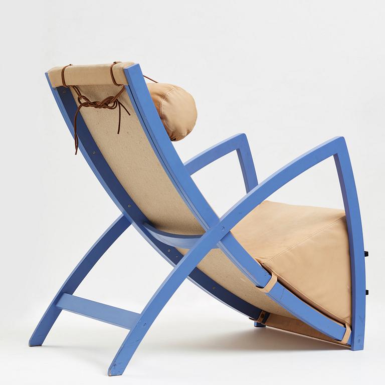 Jonas Bohlin, a unique armchair, Källemo, Sweden 1985.