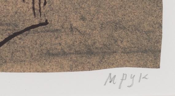 Madeleine Pyk, "Tusen dagar och en dröm", mapp med fyra färglitografier samt bok.