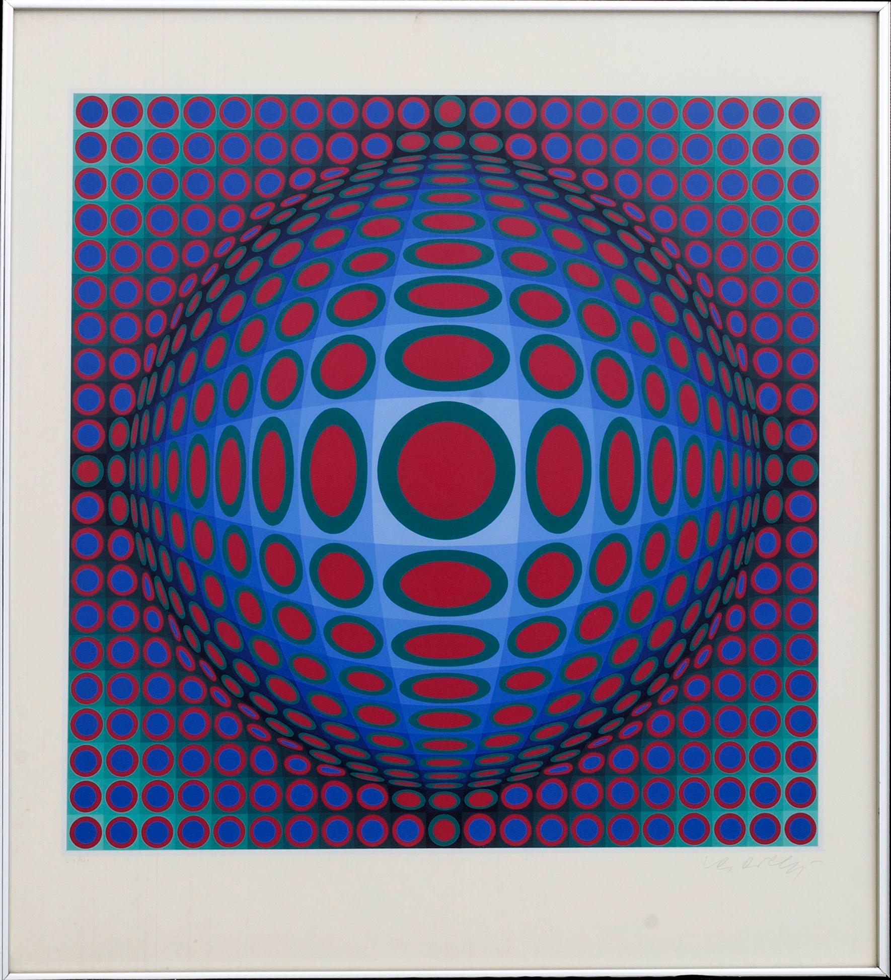 VICTOR VASARELY, färgserigrafi, signerad och numrerad 212/267.