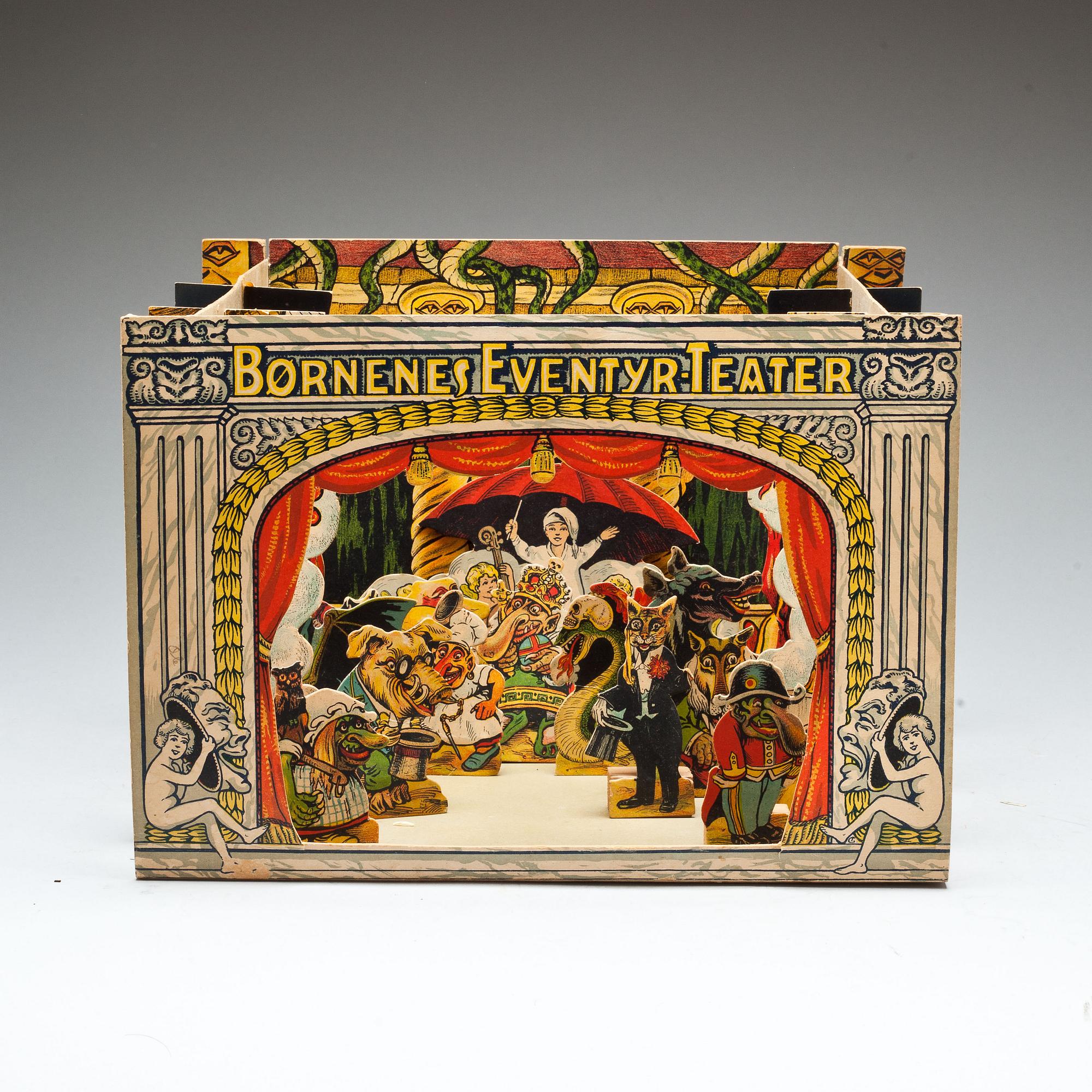 DOCKTEATER, "Børnenes Eventyr Teater", Danmark. 1900-talets första hälft.