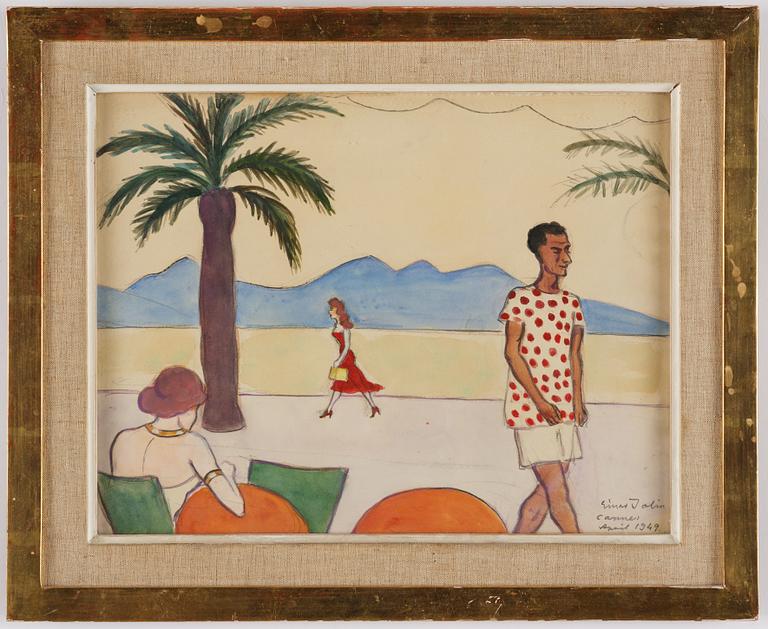 Einar Jolin, By the promenade.