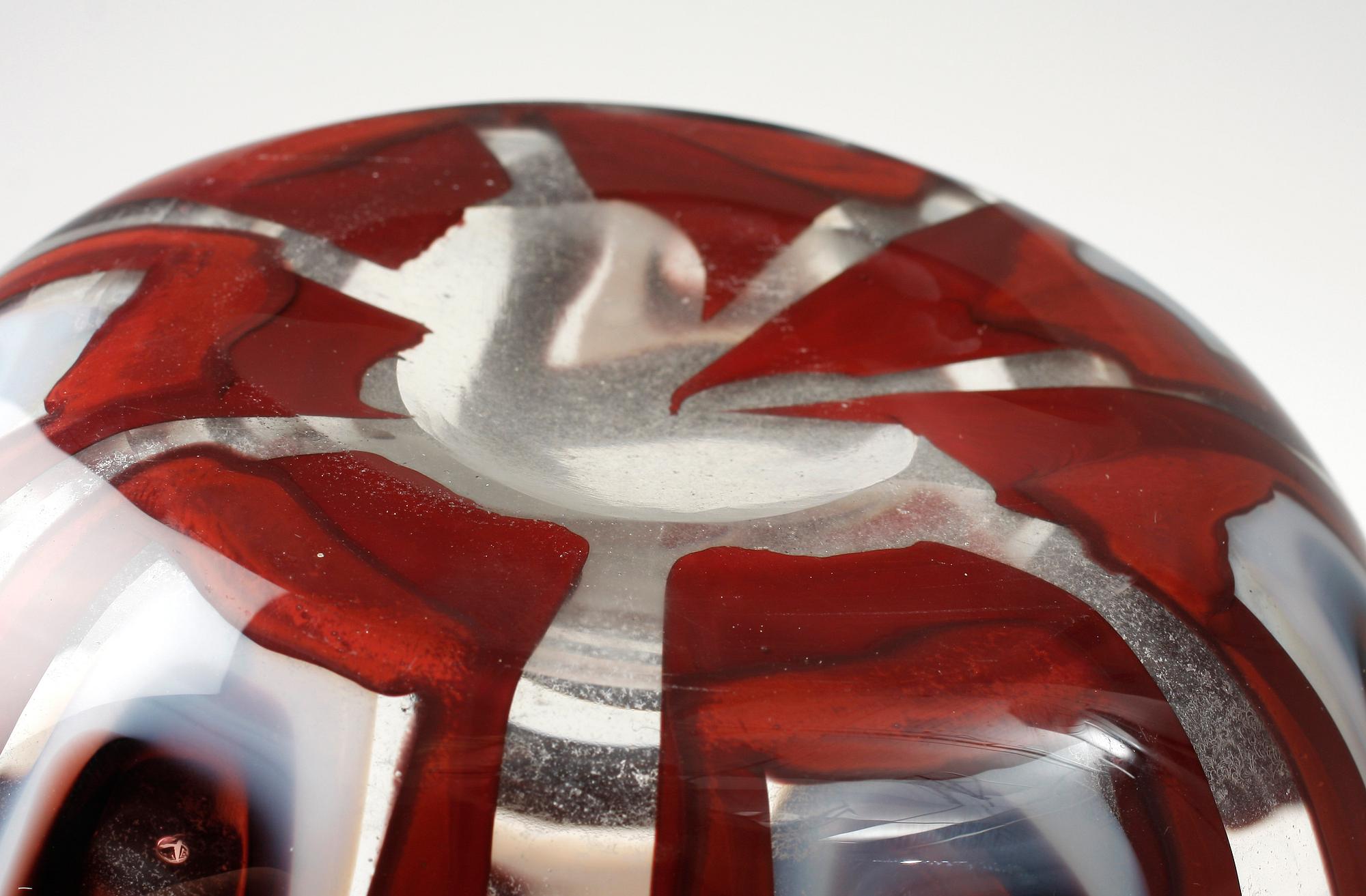 VASER, ett par, glas, troligen Murano, Italien.