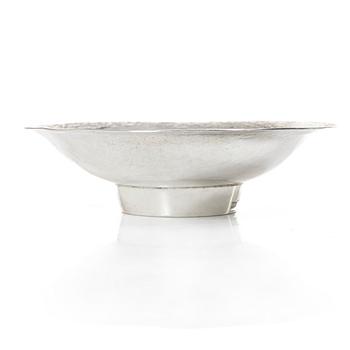 Sven-Erik Högberg, a silver bowl, Gothenburg 1978.