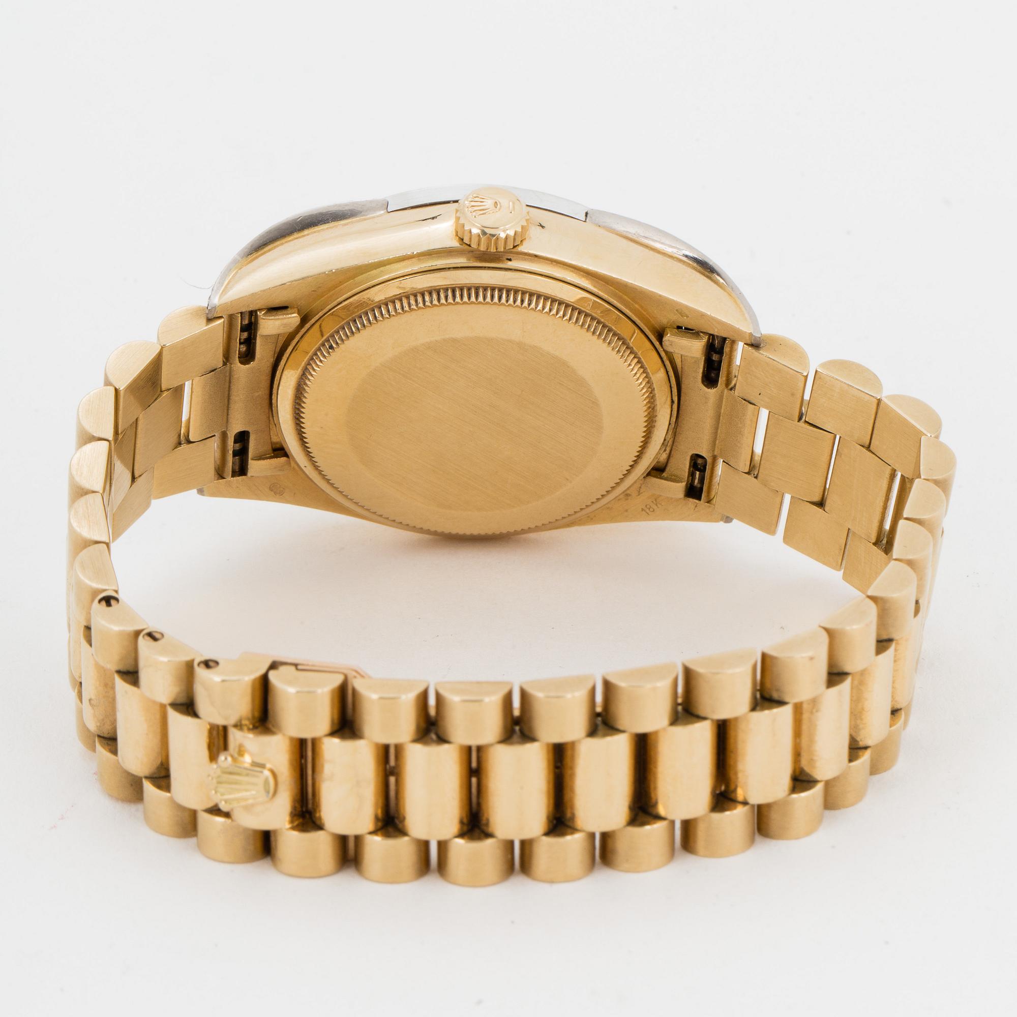 ROLEX, Oyster Perpetual, Day-Date, Chronometer, wristwatch, 36 mm,