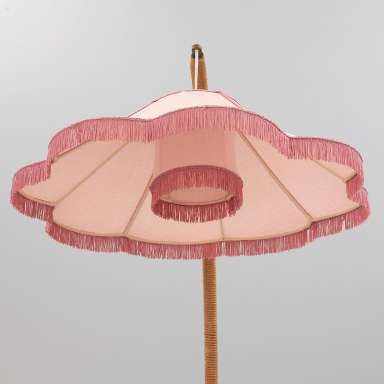 Golvlampa med bord, Swedish Modern, 1940-tal.