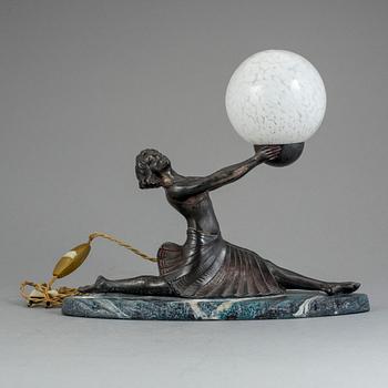 BORDSLAMPA, Art Deco, 1940-tal.