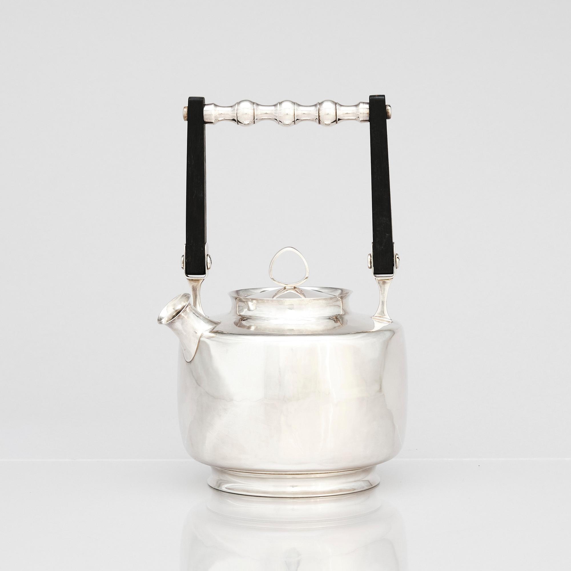 Claës Giertta, a sterling coffee pot, Stockholm 1970.