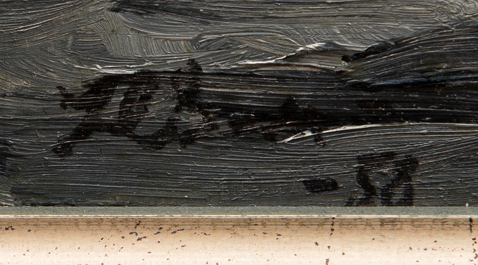 HELENA BRUUN, öljy levylle, signeerattu ja päivätty -58.