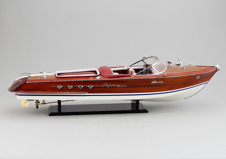 A boat modell of a Riva, 20th Centruy.