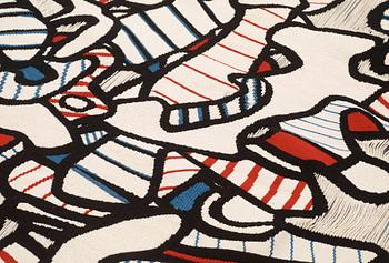 TAPESTRY. "Arborescence". Tapestry weave and "transparent weave". 162 x 117,5 cm. Designed by Jean Dubuffet,