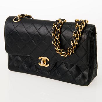 CHANEL, "Double Flap Bag", LAUKKU, 1990-luvun alku.