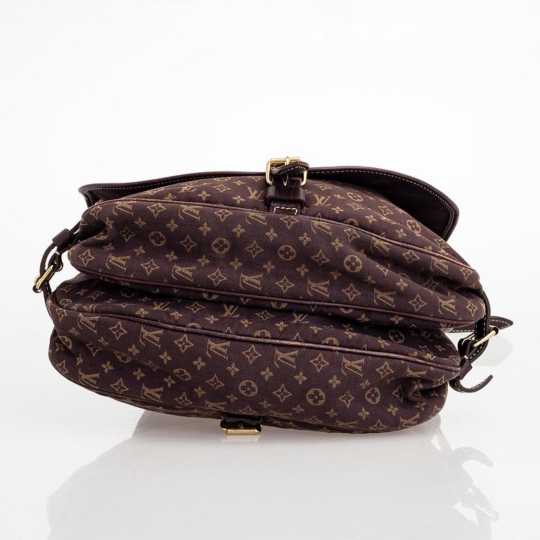 Louis Vuitton, "Fusain Monogram Idylle Saumur MM", väska.