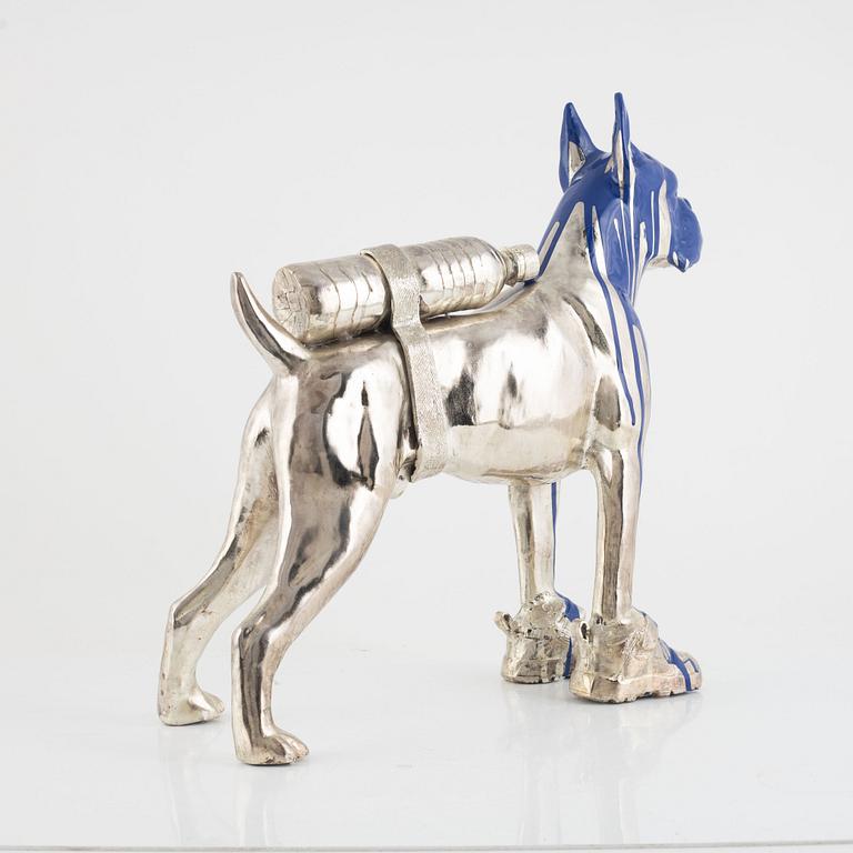 William Sweetlove, "Cloned French Bulldog with Pet Bottle".