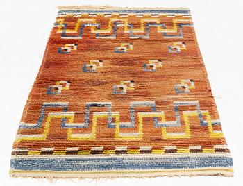 Ingrid Simonsson, a rug, knotted pile, ca 204 x 96 cm.