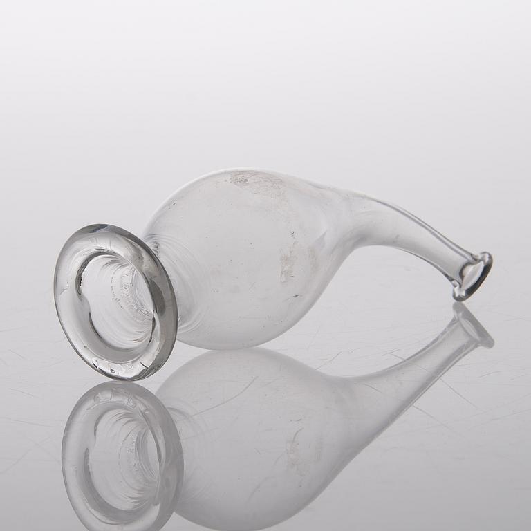 FEEDING FUNEL, glass, Finland late 19th century.