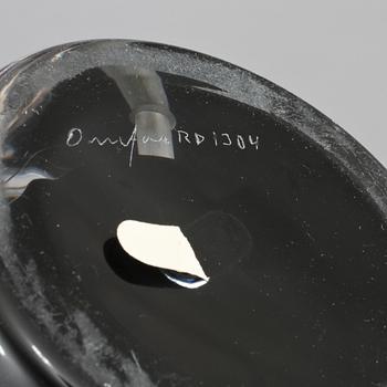 BORDSLAMPOR, 3 st, Carl Fagerlund, Orrefors, 1900-talets andra hälft.