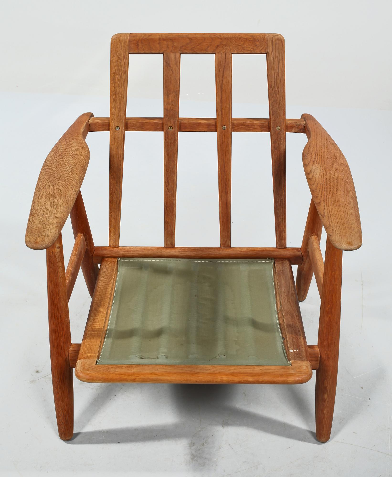 FÅTÖLJ, "GE 240/Cigarren", Hans J Wegner, 1900-talets tredje kvartal.