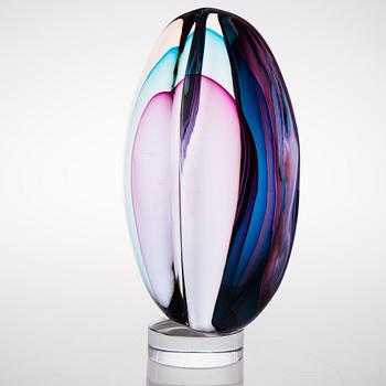TIMO SARPANEVA, LASIVEISTOS, sigeerattu Timo Sarpaneva 1998 Vetreria Pino Signoretto, Murano.
