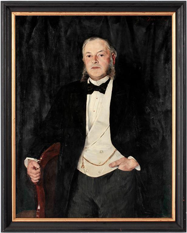 Ernst Josephson, "Porträtt av herr Eduard Josephson, konstnärens farbroder" (Portrait of Mr. Eduard Josephson, the artist's uncle).